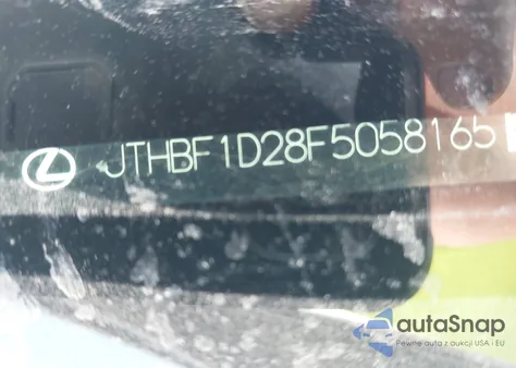 2015 Lexus Is from USA, damaged, VIN JTHBF1D28F5058165